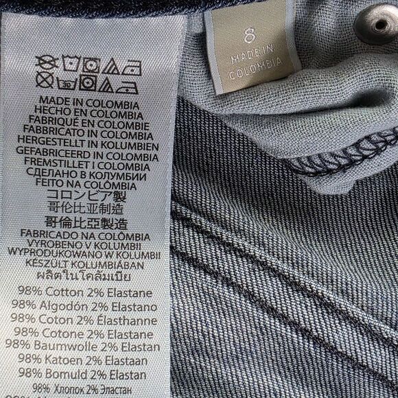 Michael Kors Women's Size 8 Skinny Leg Medium Wash Blue Denim Jeans - Picture 3 of 10